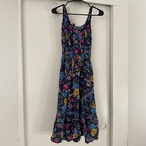 LAPIS floral sun dress